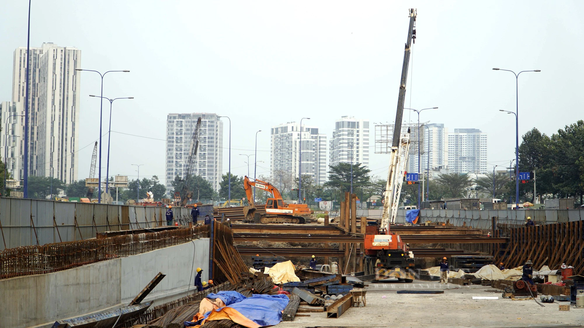 Hình hài nút giao An Phú tại cửa ngõ phía Đông TP.HCM sau hơn một năm thi công- Ảnh 4.