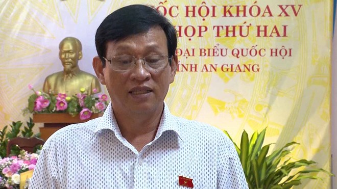 Phó Viện trưởng Viện KSND tỉnh An Giang Nguyễn Văn Thạnh thôi làm Đại biểu Quốc hội- Ảnh 1.