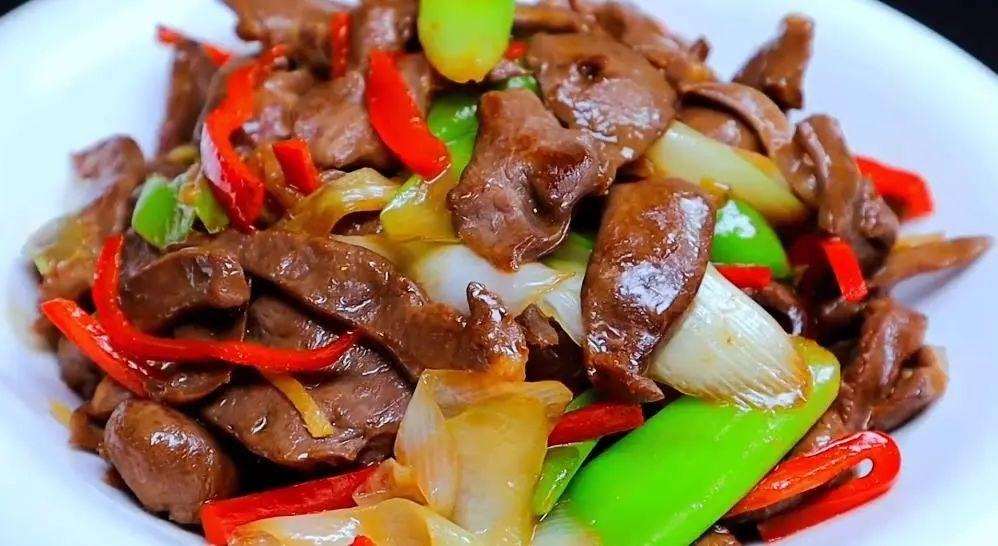 Bộ phận đắt nhất của con heo, an thần, bổ tim, tăng cường thể lực, xào tỏi tây thơm phức - Ảnh 1.