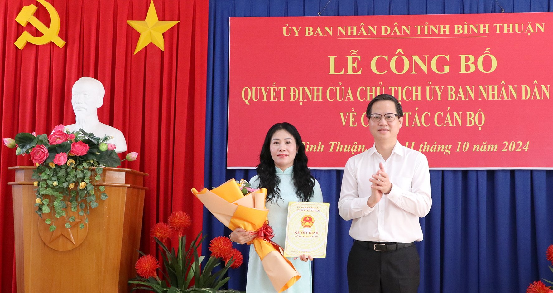 Bí thư Huyện ủy làm Giám đốc Sở Lao động Thương binh & Xã hội tỉnh Bình Thuận - Ảnh 1.
