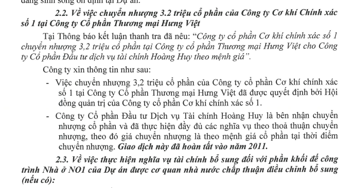 Dự án 275 Nguyễn Trãi xuất hiện trong kết luận của Thanh tra Chính phủ, Tài chính Hoàng Huy nói gì?- Ảnh 1.