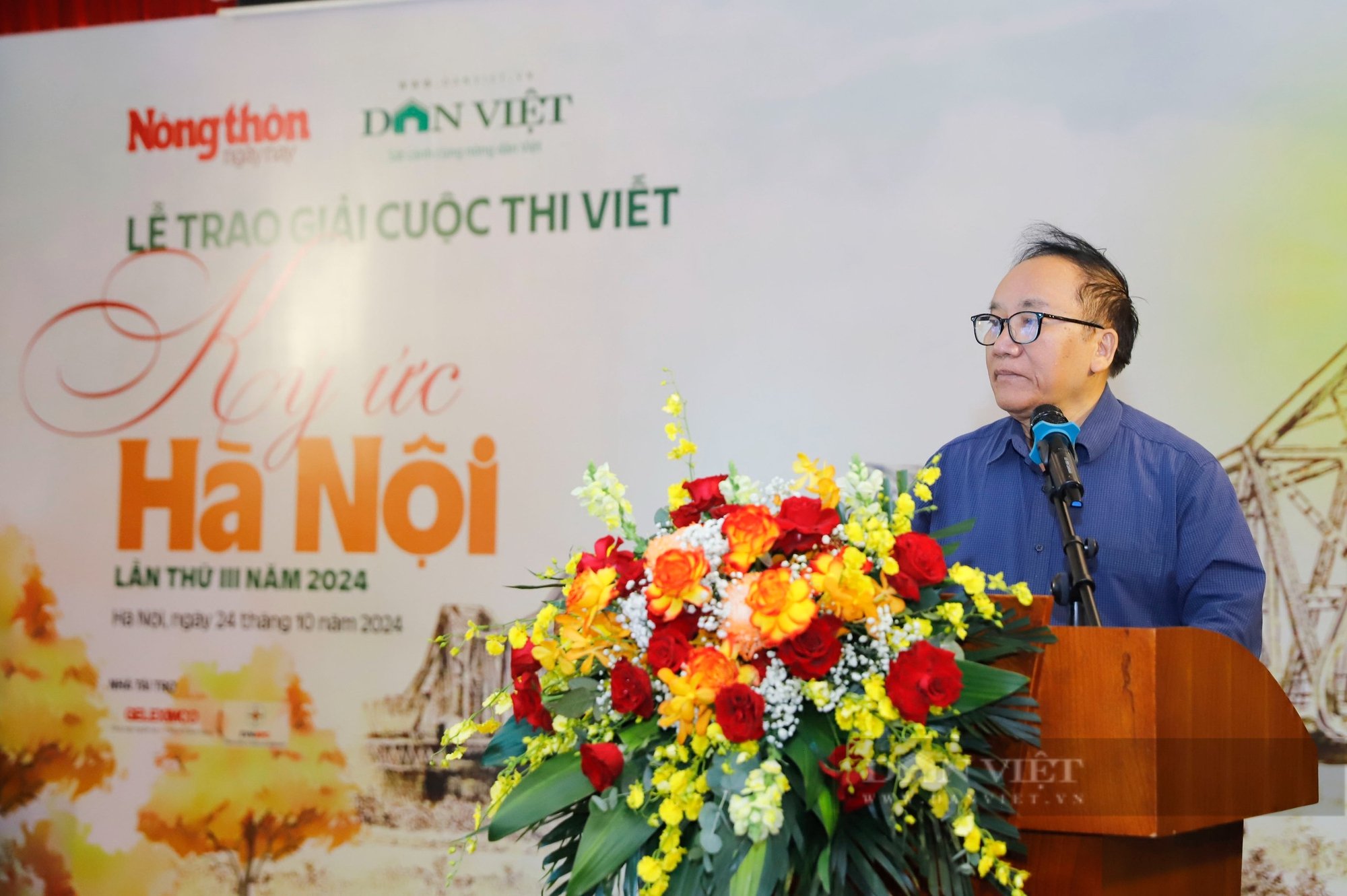 Hình ảnh Lễ trao giải Cuộc thi viết Ký ức Hà Nội lần III năm 2024- Ảnh 5.