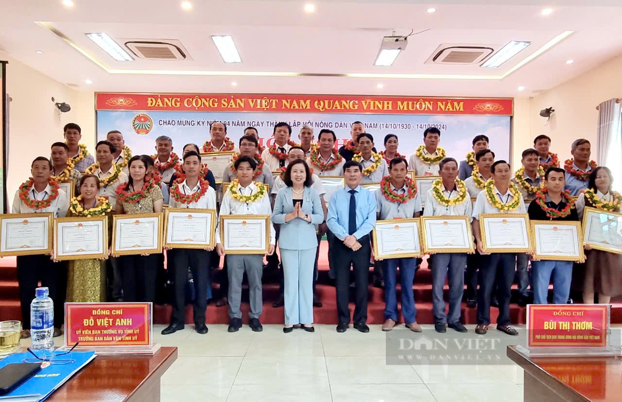 Phó Chủ tịch Bùi Thị Thơm dự hội nghị biểu dương nông dân sản xuất, kinh doanh giỏi Ninh Bình- Ảnh 1.