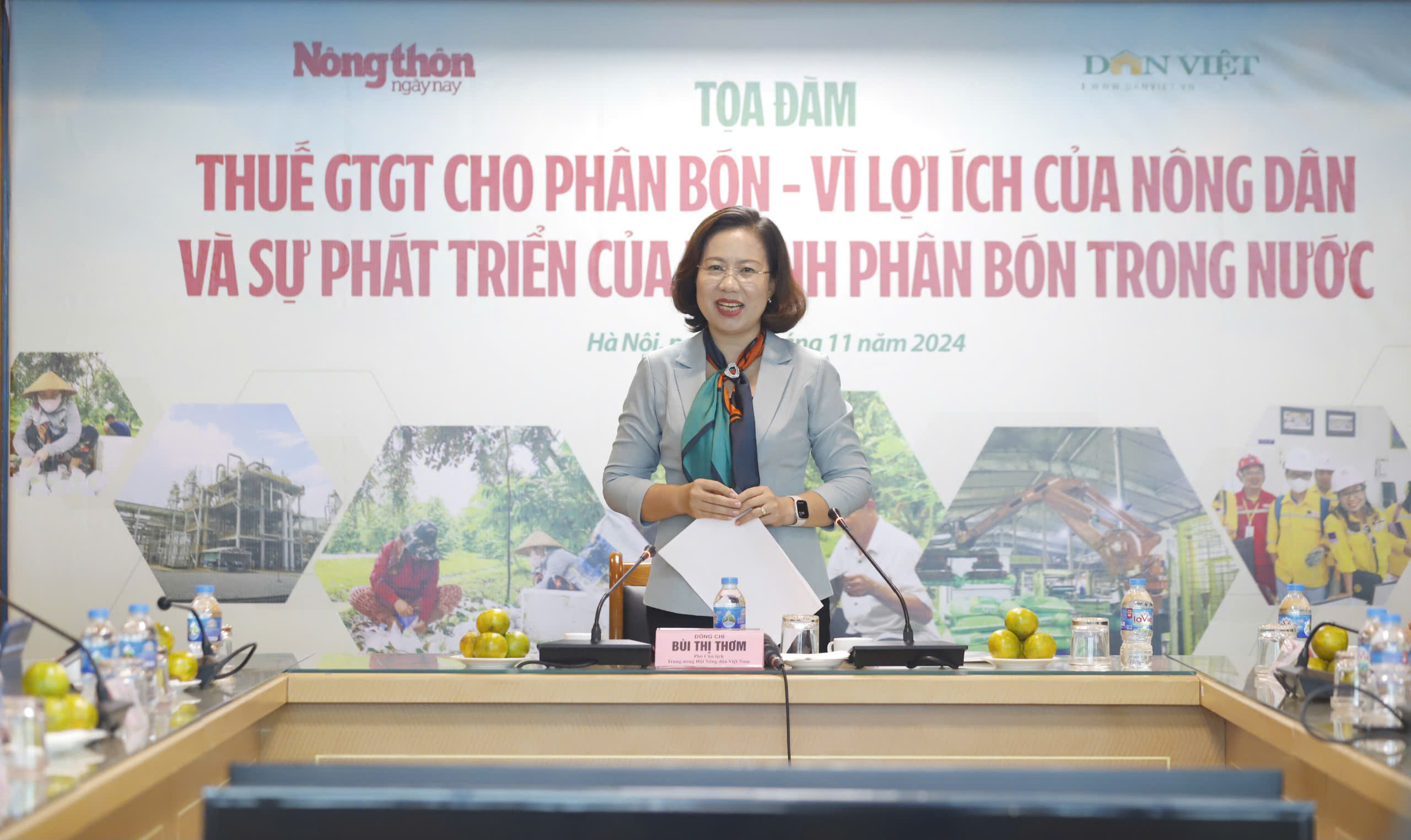 Đang diễn ra tọa đàm thuế giá trị gia tăng đối với mặt hàng phân bón - Ảnh 1.