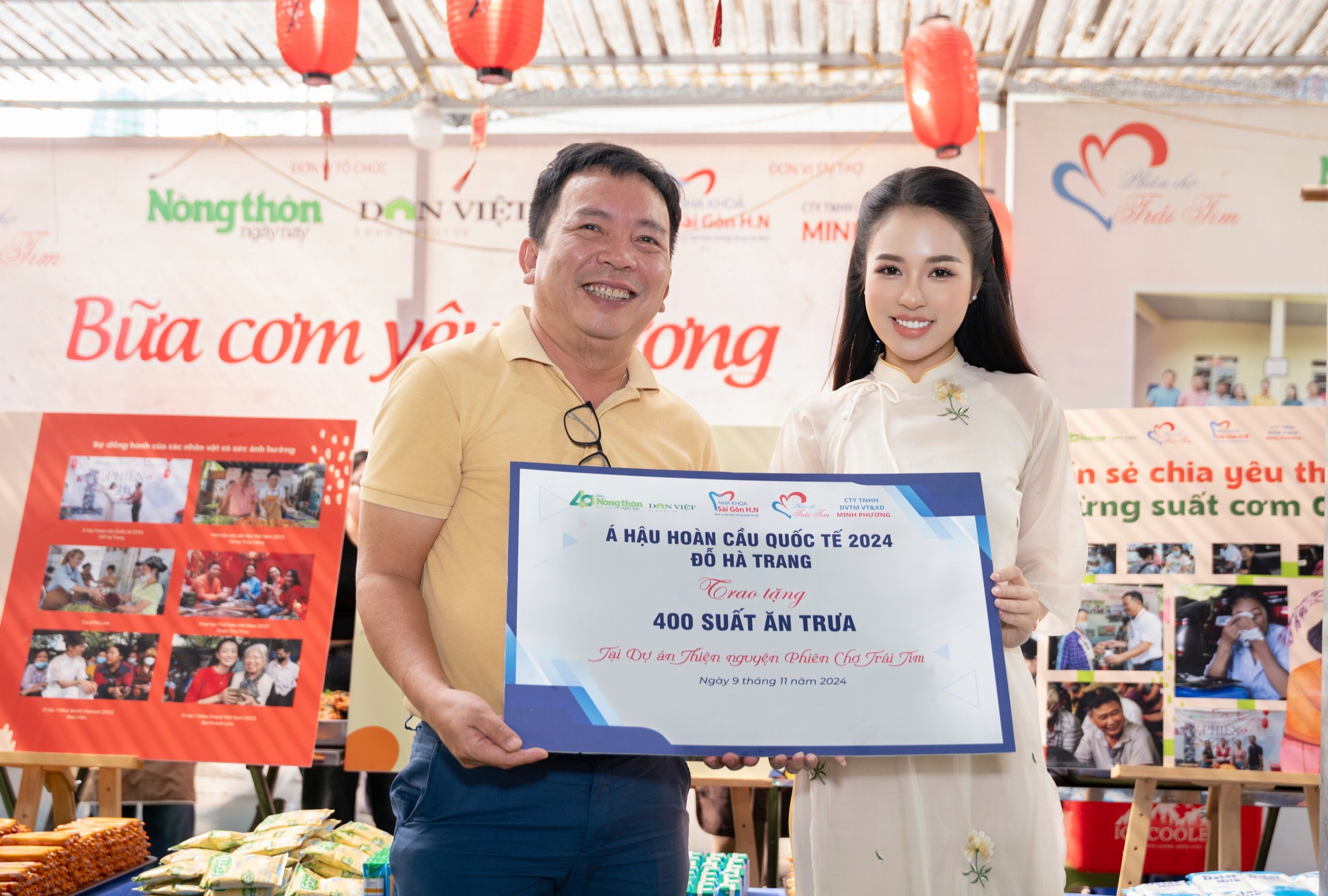 Á hậu Hoàn cầu Quốc tế 2024 Đỗ Hà Trang: “Có hình ảnh khiến tôi luôn đau đáu tại Bữa Cơm Yêu Thương” - Ảnh 1.