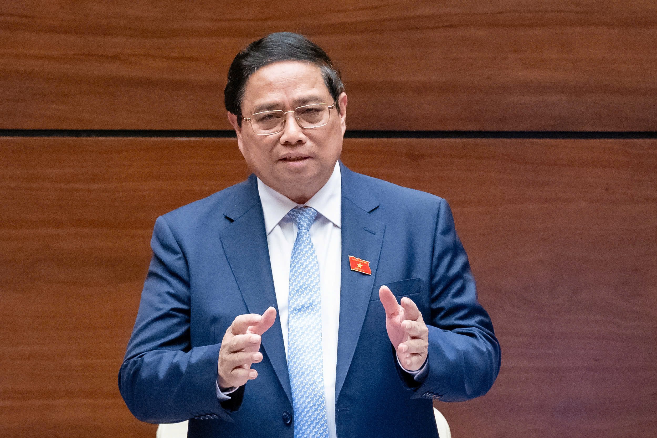 Thủ tướng Phạm Minh Chính trả lời chất vấn trước Quốc hội - Ảnh 1.