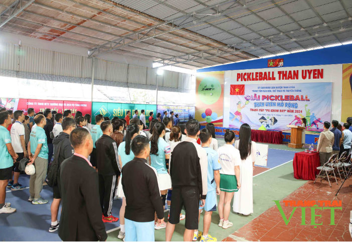 Lai Châu: Giải Pickleball Than Uyên mở rộng tranh cup "Pa Khom Bay" năm 2024 - Ảnh 1.