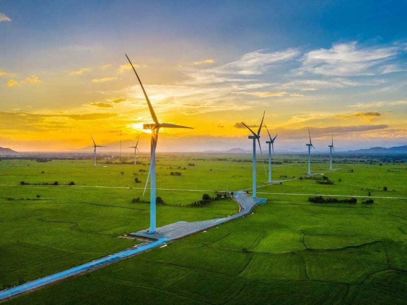 Cánh đồng điện gió sừng sững trên đồi chè như đưa du khách "lạc trôi", ngỡ đang ở đất nước Hà Lan - Ảnh 3.