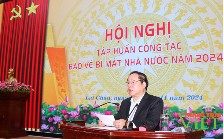 Lai Châu: Hội nghị tập huấn công tác bảo vệ bí mật nhà nước - Ảnh 2.