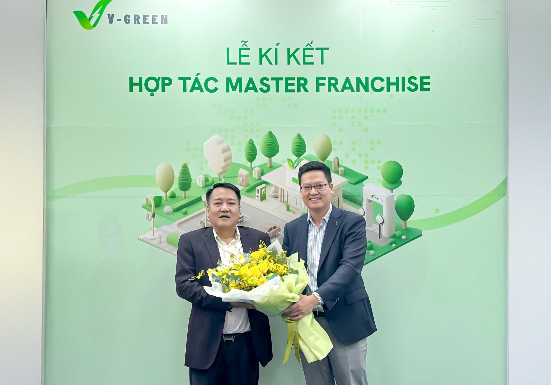 Vasia hợp tác đầu tư trạm sạc nhượng quyền V-GREEN tại Bắc Ninh - Ảnh 1.