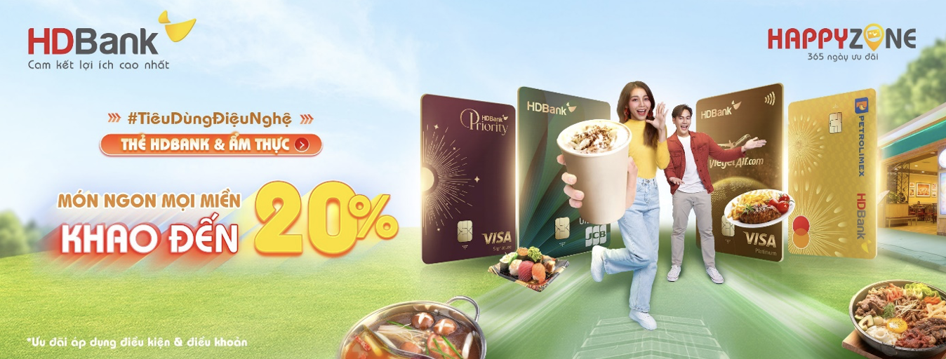 Thẻ tín dụng HDBank - Ưu đãi đa tầng, hưởng trọn niềm vui cuối năm! - Ảnh 2.