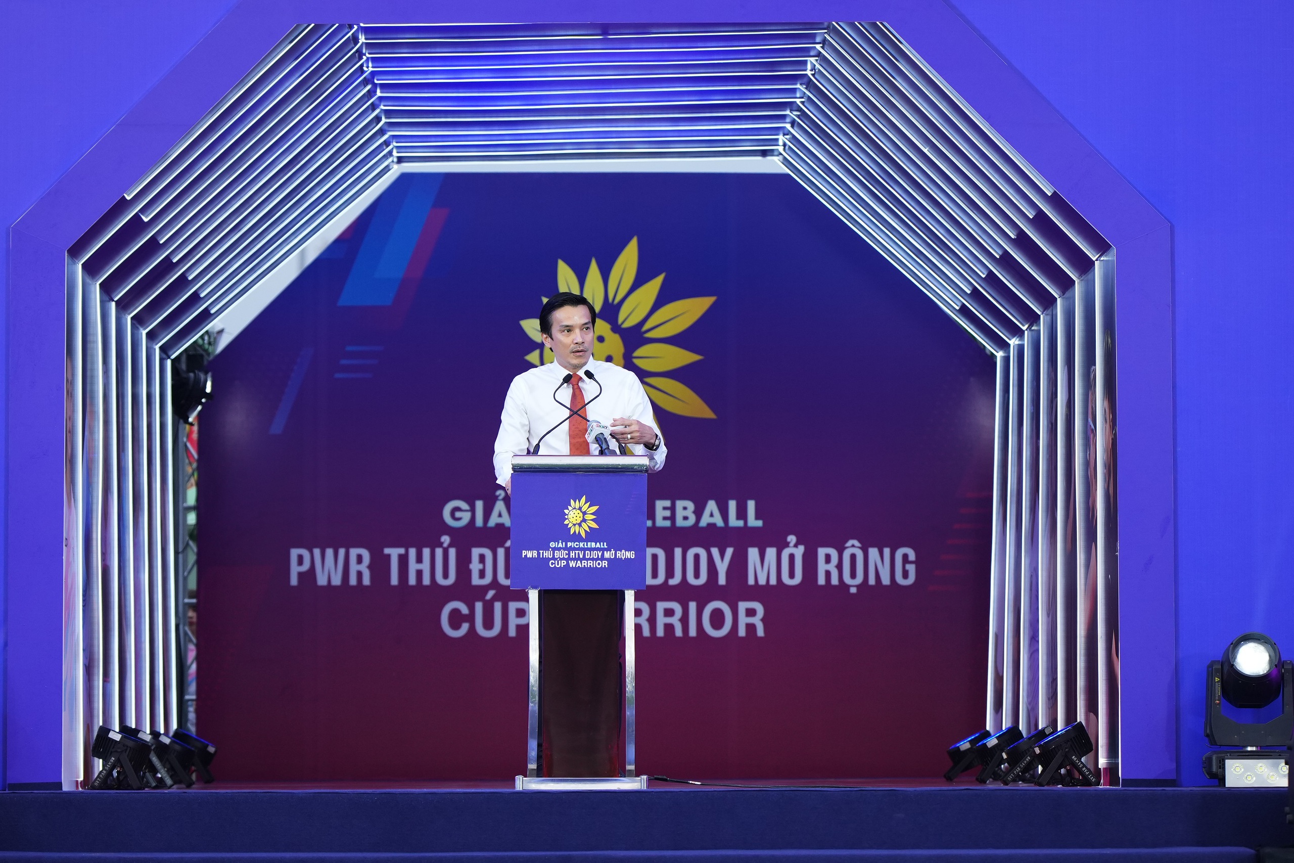 Sôi động giải pickleball PWR Thủ Đức HTV DJOY mở rộng - Cúp WARRIOR - Ảnh 3.