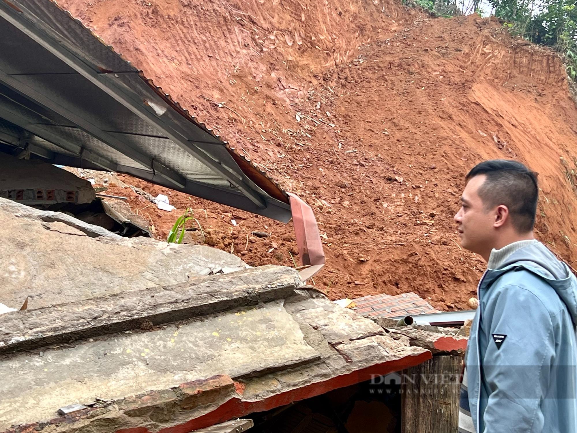 Yên Bái: Sạt lở taluy khu đô thị mới làm sập nhà người dân- Ảnh 2.