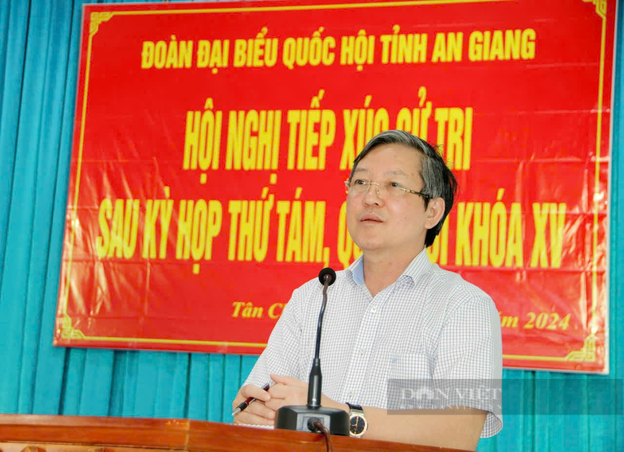 Chủ tịch Hội Nông dân Việt Nam Lương Quốc Đoàn tiếp xúc cử tri sau Kỳ họp thứ 9, Quốc hội khóa XV- Ảnh 4.
