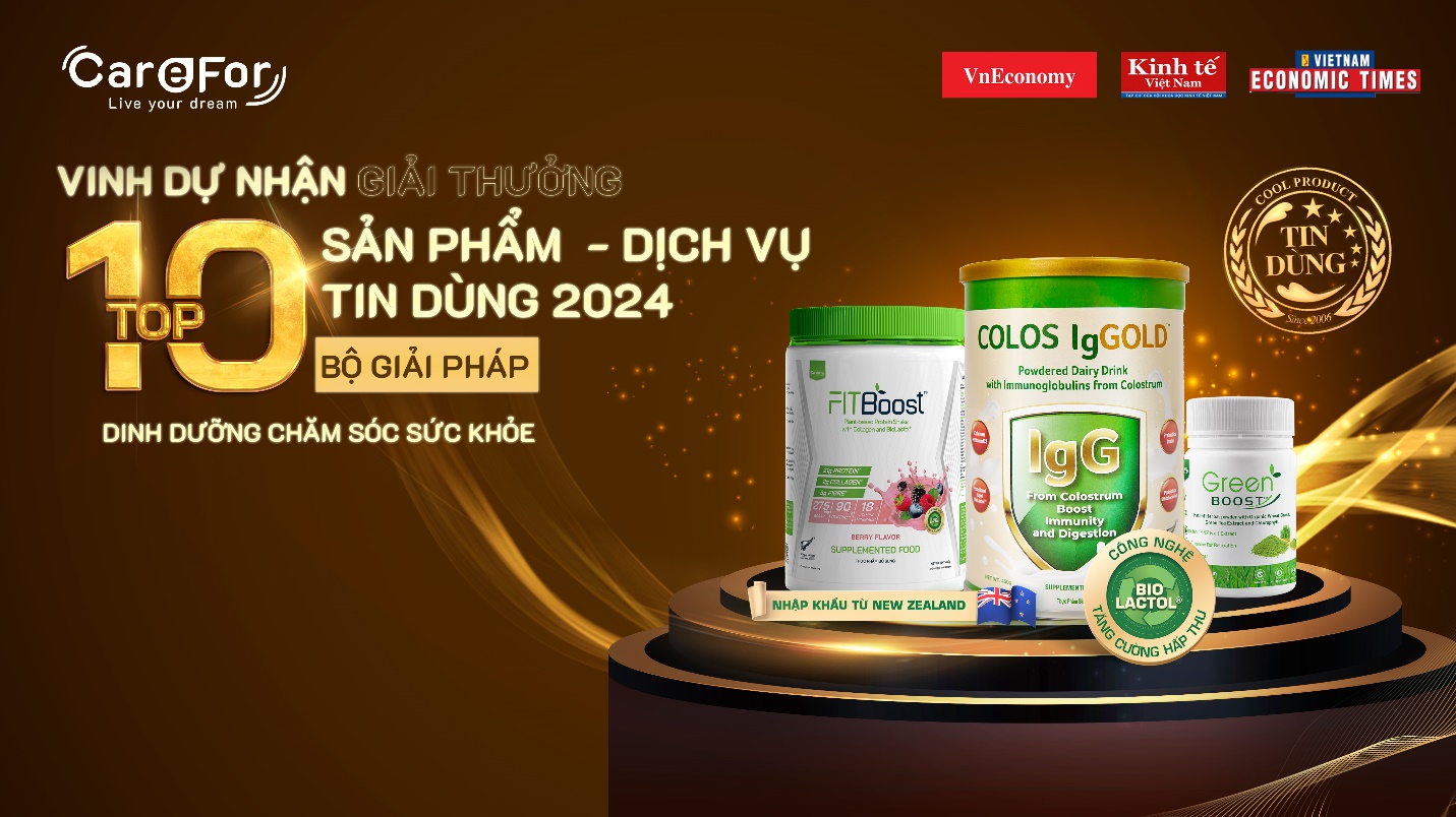 Các sản phẩm của Care For Việt Nam được vinh danh Top 10 nhóm chăm sóc sức khỏe tin dùng Việt Nam - Ảnh 2.