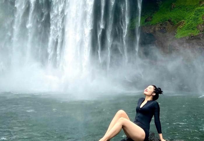 Thác nước có tên gọi "kỳ lạ", được ví như nàng tiên xinh đẹp ẩn mình giữa chốn rừng xanh Thái Nguyên - Ảnh 4.