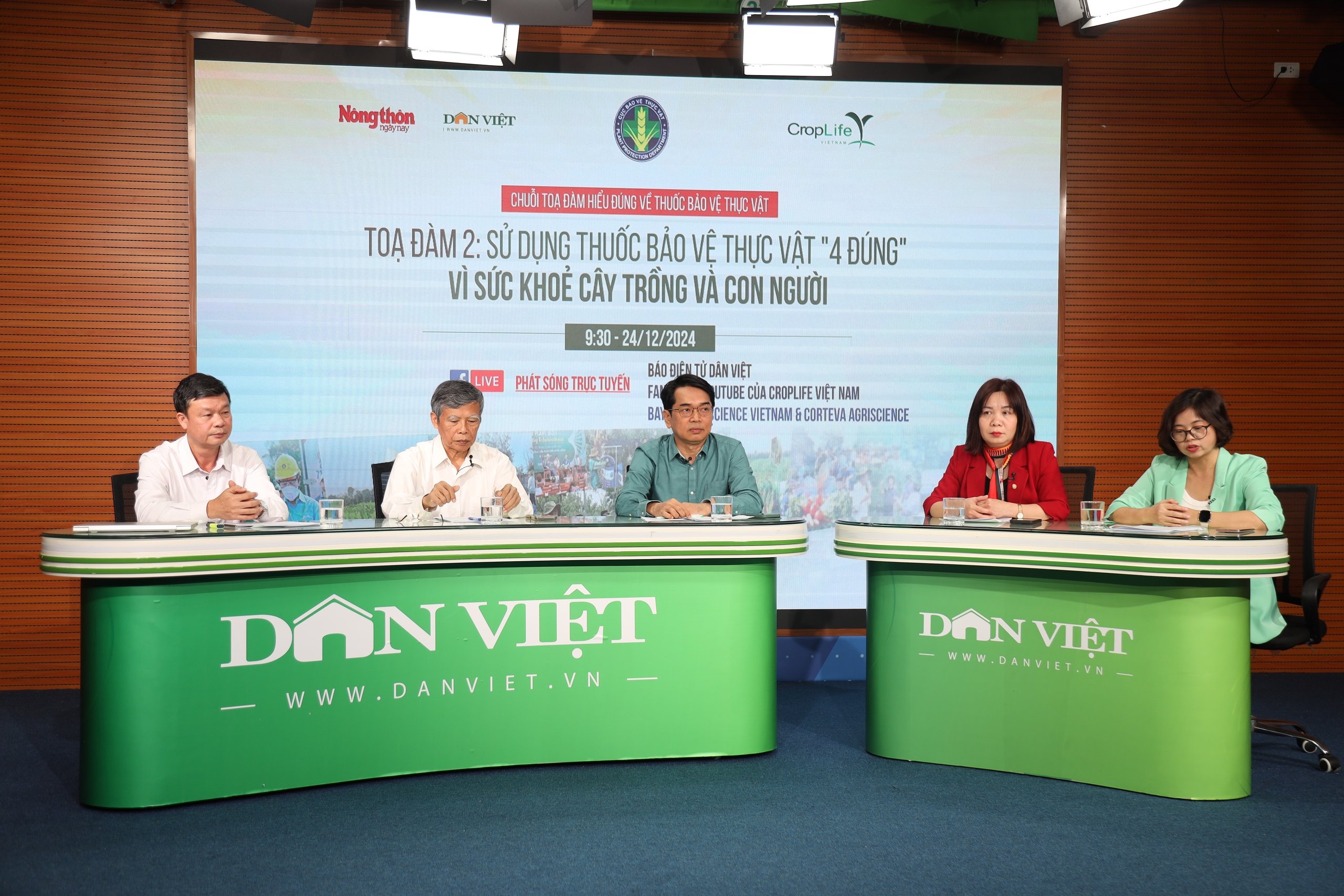 Tọa đàm Sử dụng thuốc bảo vệ thực vật "4 đúng" vì sức khỏe cây trồng và con người - Ảnh 1.