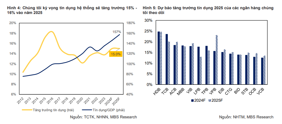 Tăng trưởng tín dụng sẽ đạt 15 - 16% trong 2025  - Ảnh 2.