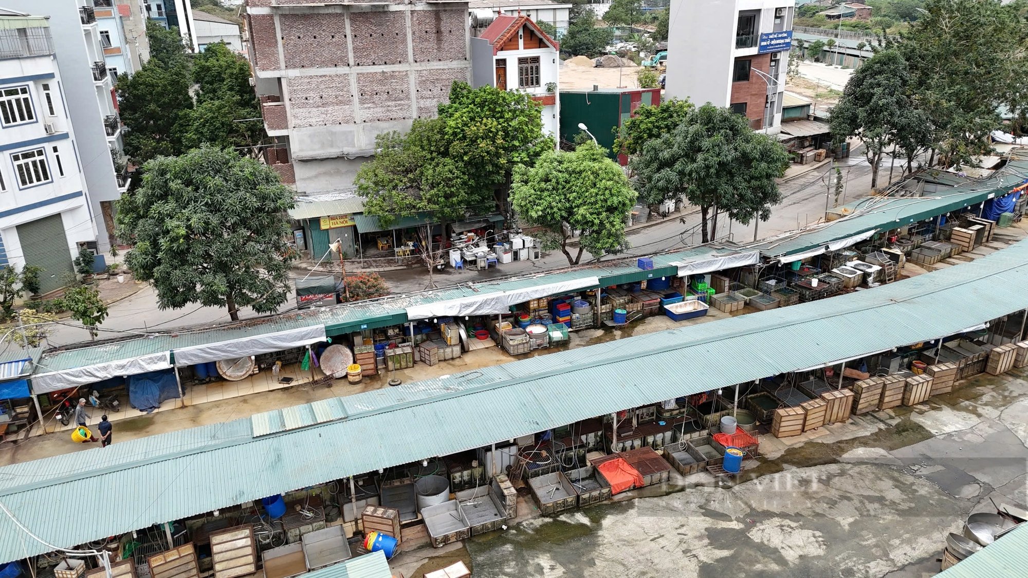 Hiện trạng khu chợ lấn chiếm hành lang công trình thủy lợi ở quận Hà Đông (Hà Nội)- Ảnh 5.