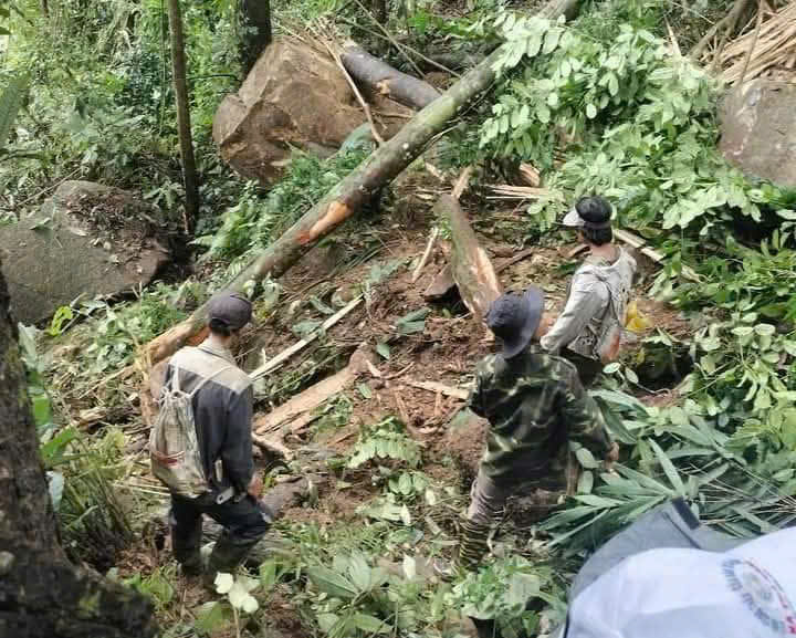 Huyện ở Quảng Nam có đất, đá bị sạt lở do động đất công báo tình trạng khẩn cấp- Ảnh 2.