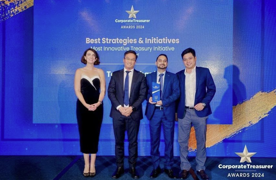 TECHCOMBANK LẬP “HAT-TRICK” GIẢI THƯỞNG QUỐC TẾ VỚI GIẢI PHÁP QUẢN TRỊ NGUỒN VỐN C-CASH - Ảnh 2.