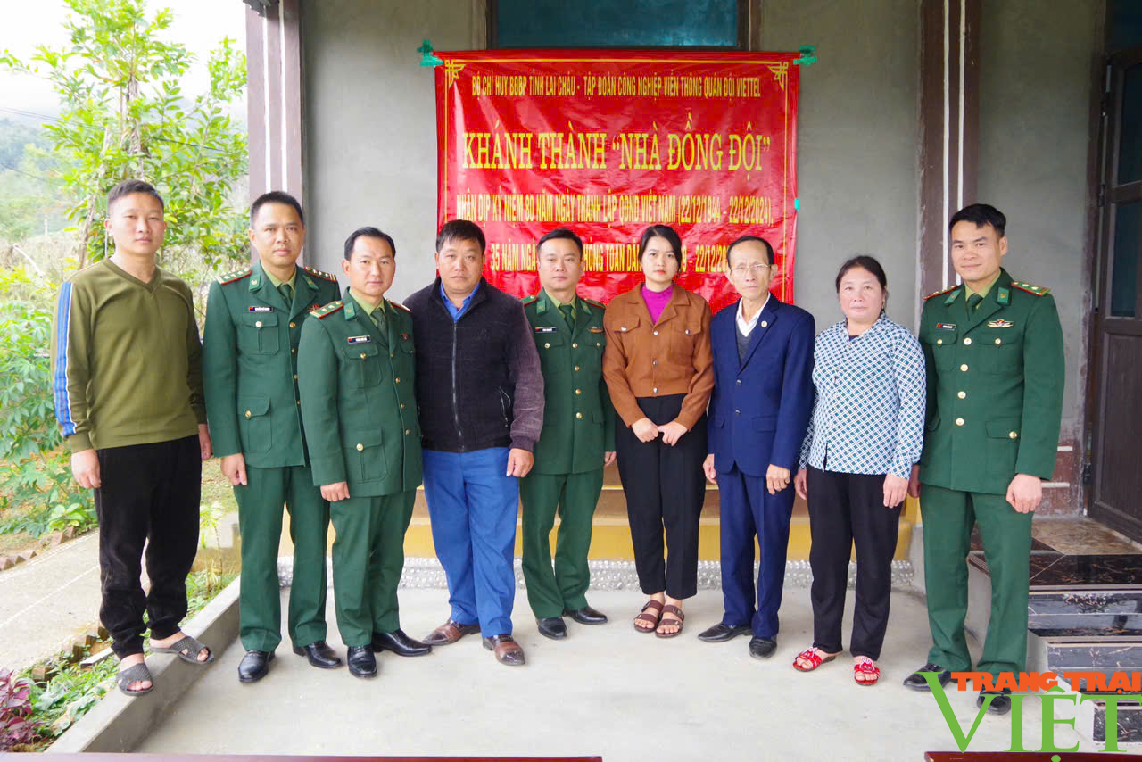 Lai Châu: Bàn giao "Nhà đồng đội" tặng quân nhân khó khăn - Ảnh 5.