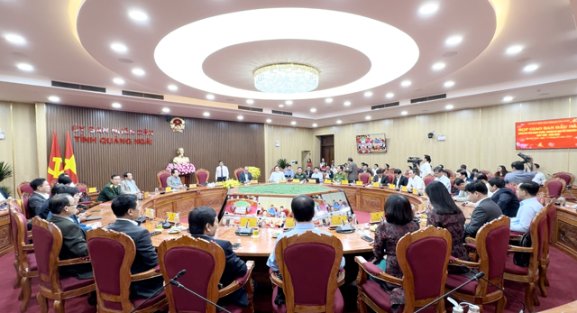 Chủ tịch tỉnh Quảng Ngãi yêu cầu các sở, ngành “bắt nhịp” công việc ngay từ đầu năm- Ảnh 1. Chủ tịch tỉnh Quảng Ngãi yêu cầu các sở, ngành “bắt nhịp” công việc ngay từ đầu năm- Ảnh 1.