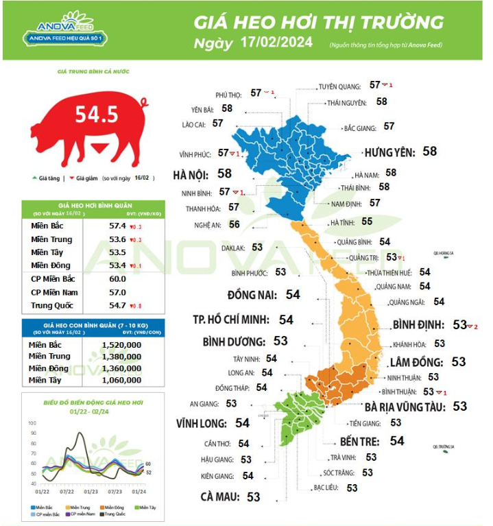 Giá lợn hơi tiếp tục hạ nhiệt các ngày sau Tết, thấp hơn cả giá lợn Trung Quốc- Ảnh 1.