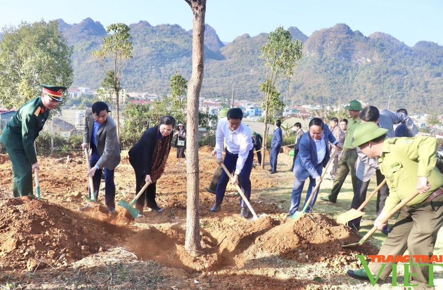 Lai Châu phát động "Tết trồng cây đời đời nhớ ơn Bác Hồ", phấn đấu trồng mới 15.000 ha rừng vào năm 2025- Ảnh 1.