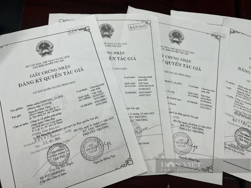 Vụ tranh chấp bản quyền phần mềm DiHotel: Bộ Văn hóa, Thể thao và Du lịch chỉ đạo thanh tra Cục Bản quyền tác giả- Ảnh 3.