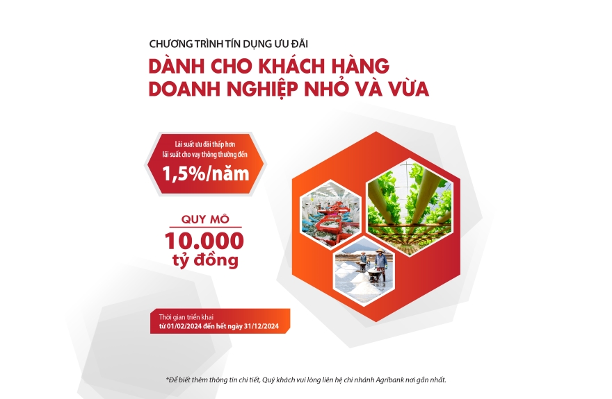 Agribank đồng hành và phát triển cùng doanh nghiệp SMEs năm 2024- Ảnh 1.