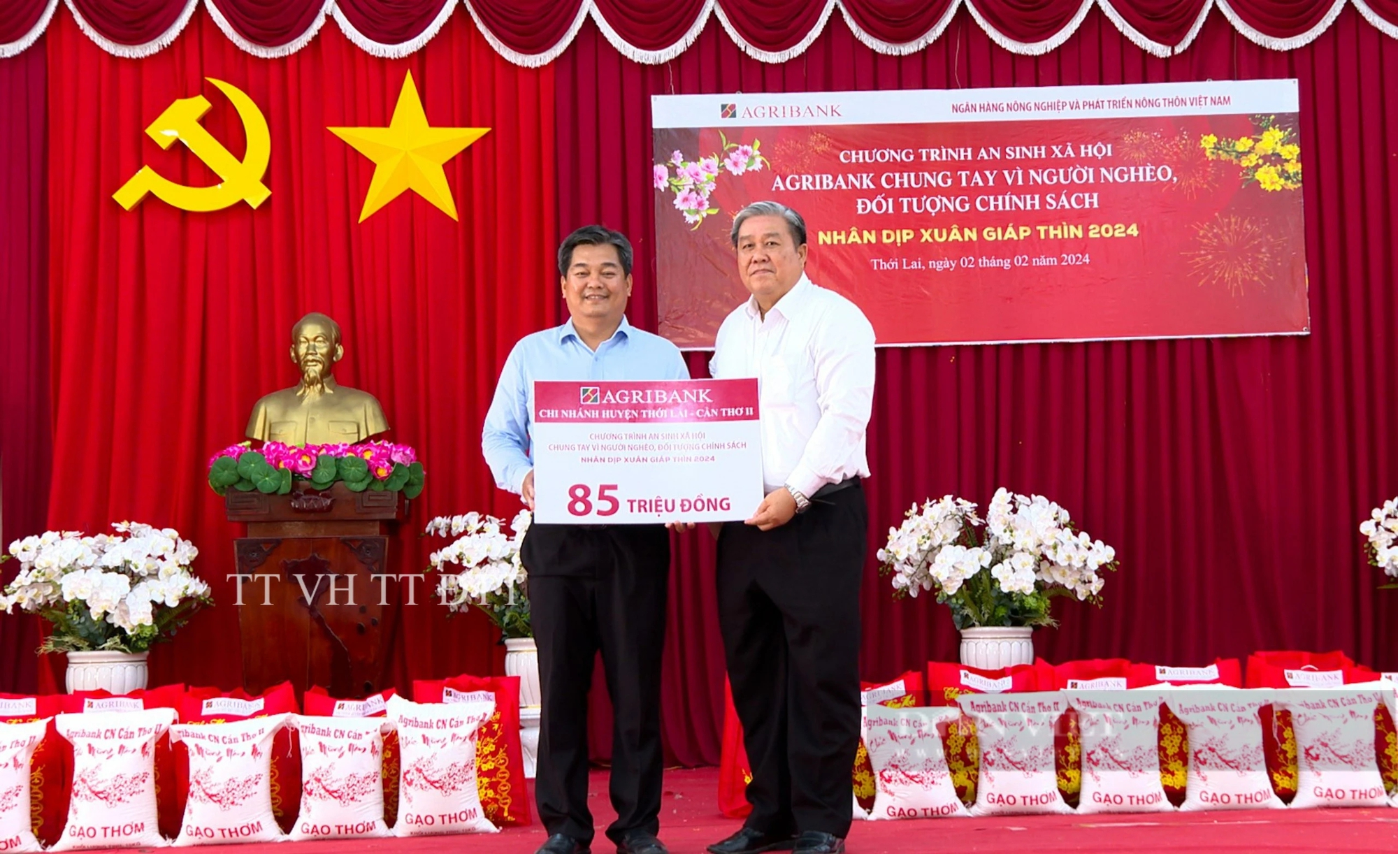 Agribank Chi nhánh Cần Thơ II chung tay vì người nghèo Xuân Giáp Thìn 2024- Ảnh 3.