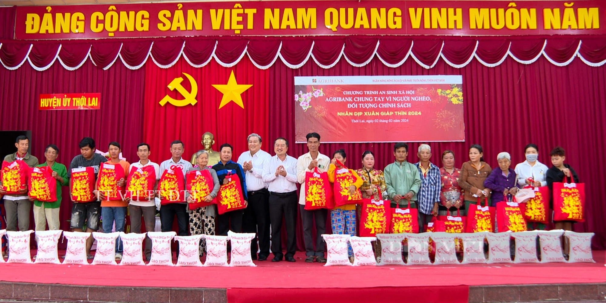 Agribank Chi nhánh Cần Thơ II chung tay vì người nghèo Xuân Giáp Thìn 2024- Ảnh 4.