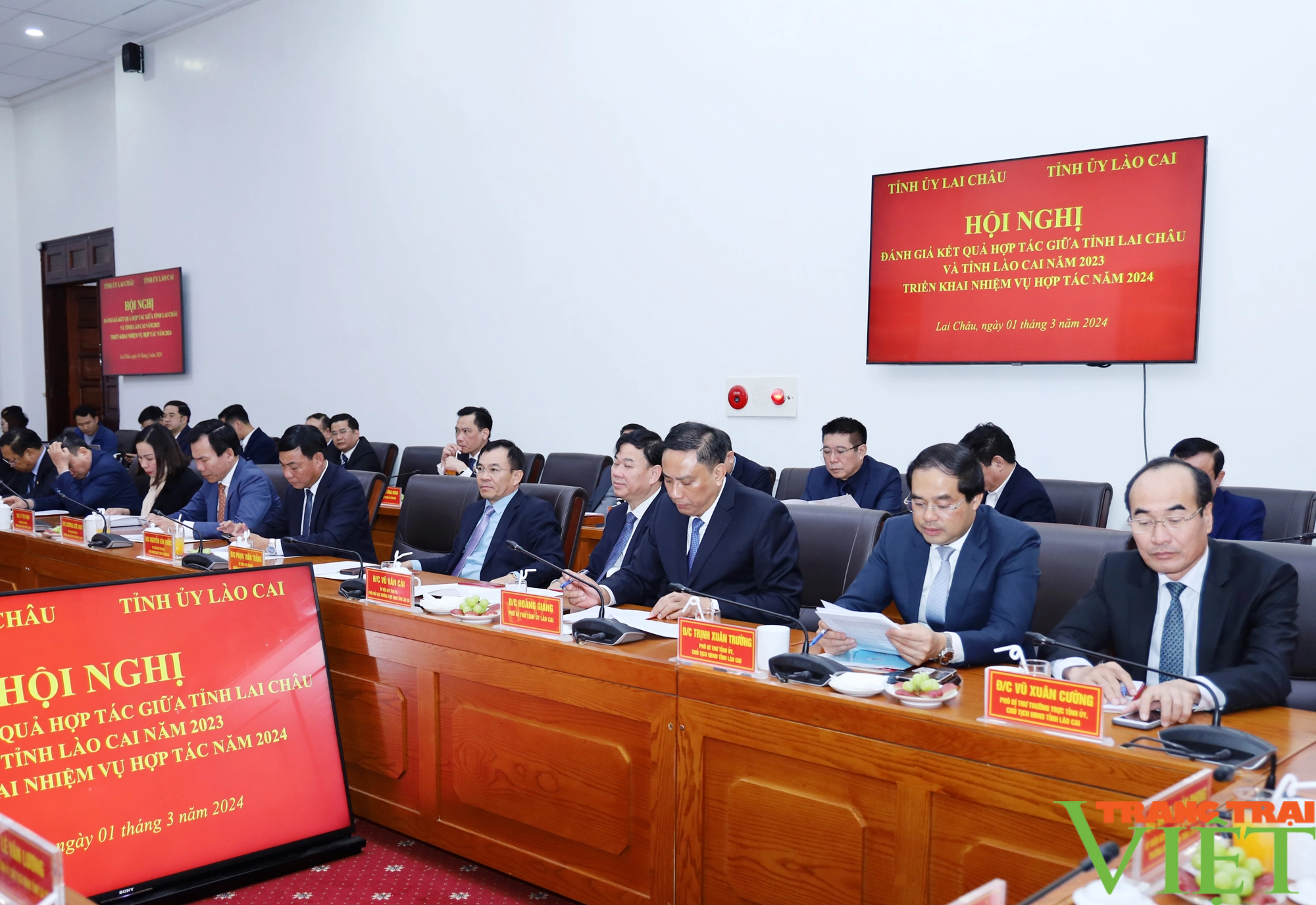 Lai Châu - Lào Cai: Đánh giá kết quả hợp tác giữa Ban Thường vụ 2 tỉnh năm 2023, triển khai nhiệm vụ năm 2024- Ảnh 4. Lai Châu - Lào Cai: Đánh giá kết quả hợp tác giữa Ban Thường vụ 2 tỉnh năm 2023, triển khai nhiệm vụ năm 2024- Ảnh 4.