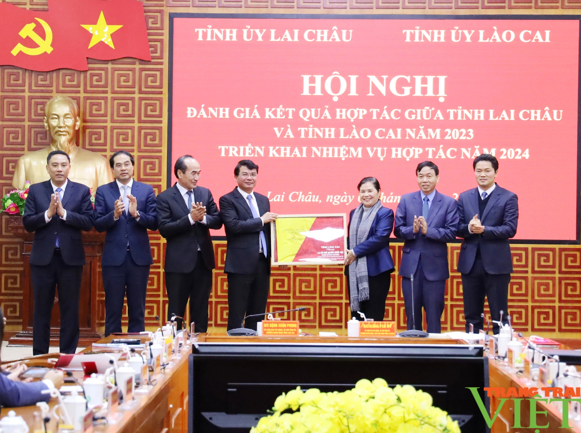 Lai Châu - Lào Cai: Đánh giá kết quả hợp tác giữa Ban Thường vụ 2 tỉnh năm 2023, triển khai nhiệm vụ năm 2024- Ảnh 8. Lai Châu - Lào Cai: Đánh giá kết quả hợp tác giữa Ban Thường vụ 2 tỉnh năm 2023, triển khai nhiệm vụ năm 2024- Ảnh 8.