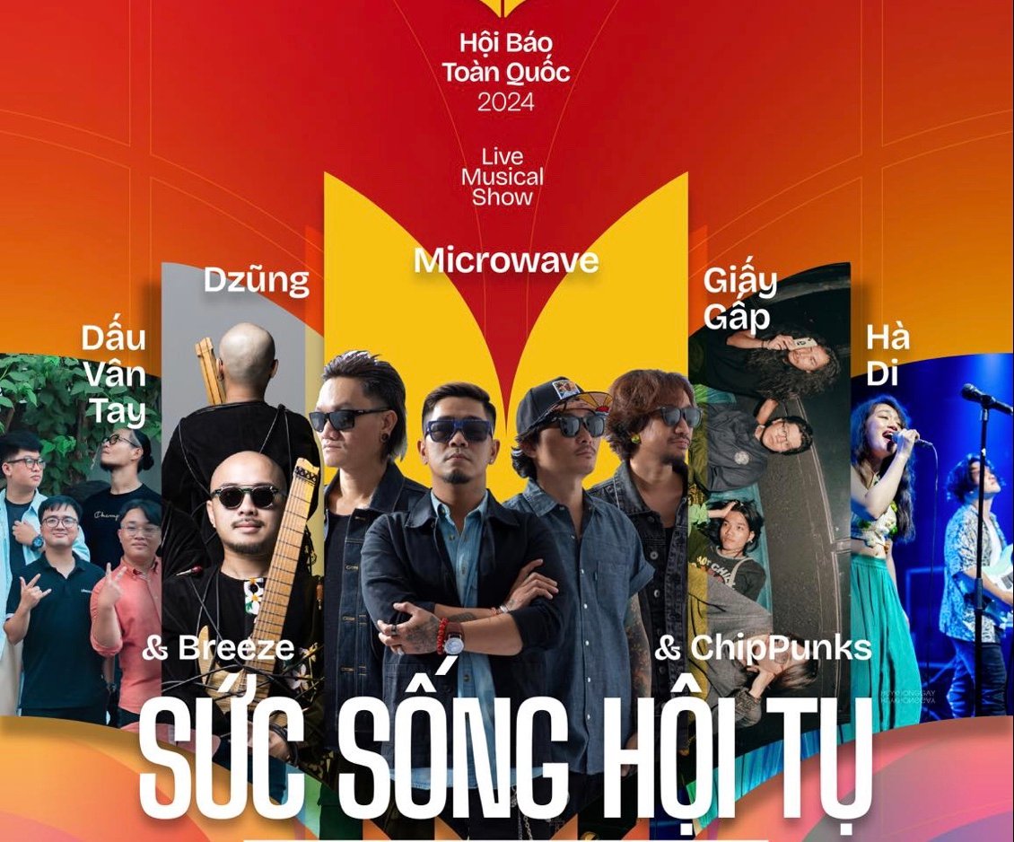 Ban nhạc Microwave sẽ biểu diễn tại Hội Báo toàn quốc 2024- Ảnh 1.