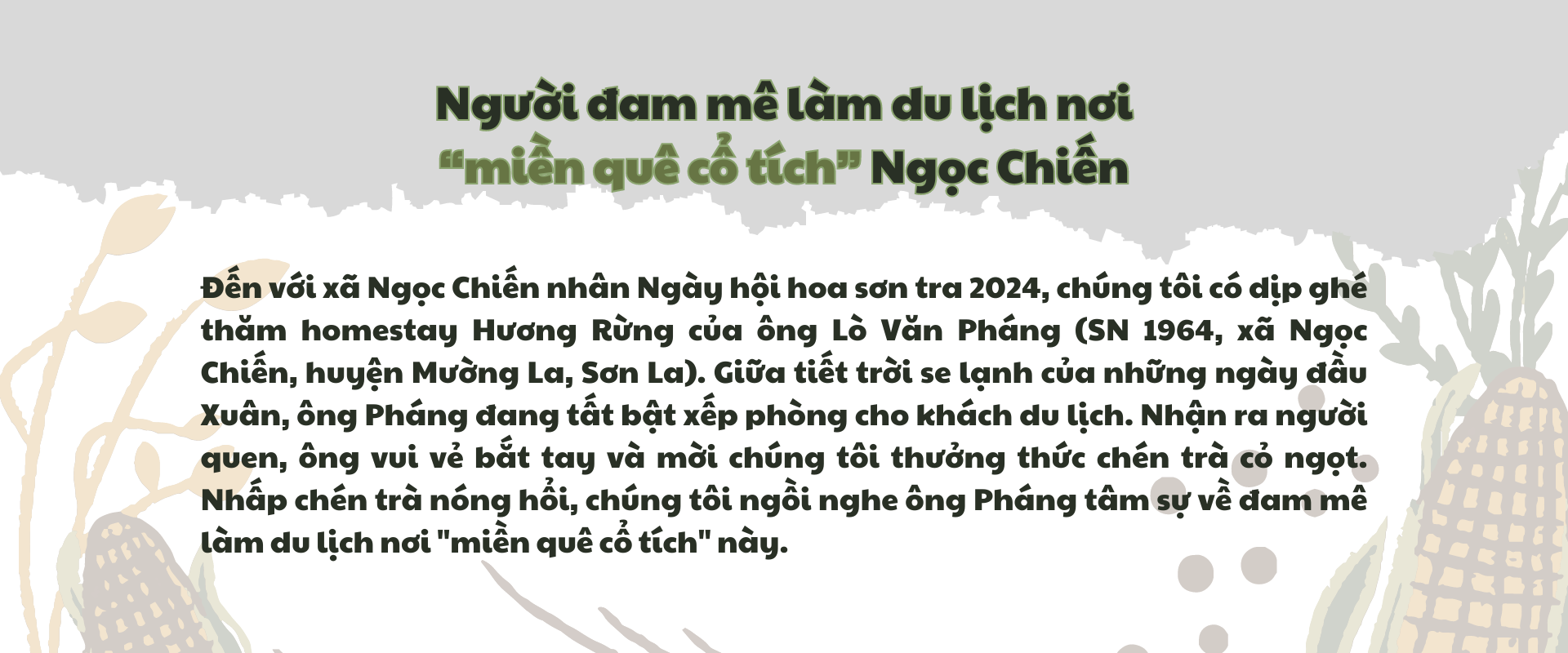 Người đam mê làm du lịch nơi "miền quê cổ tích"- Ảnh 1.