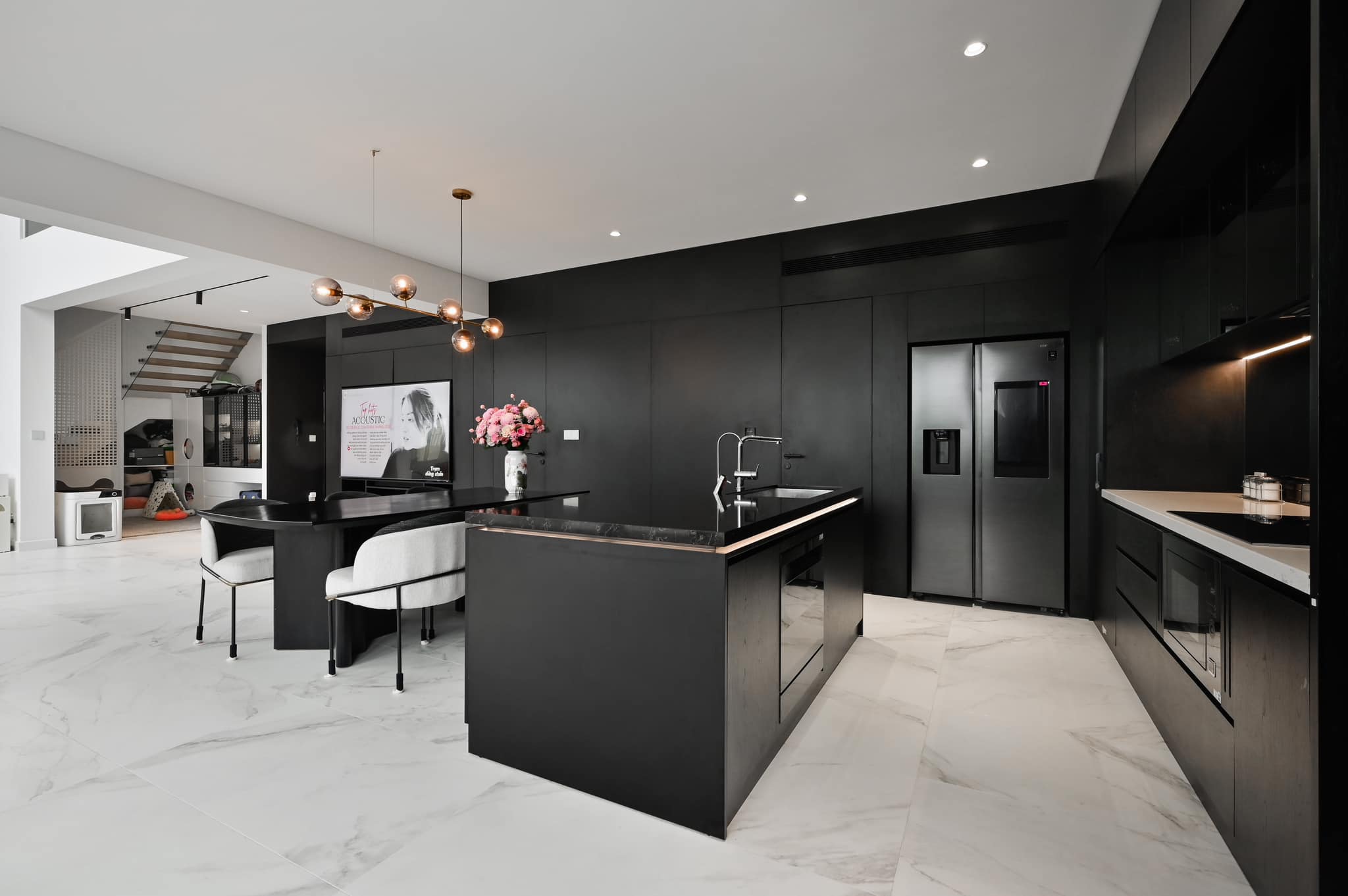 Penthouse rộng 500m2 theo phong cách tối giản - Ảnh 4.