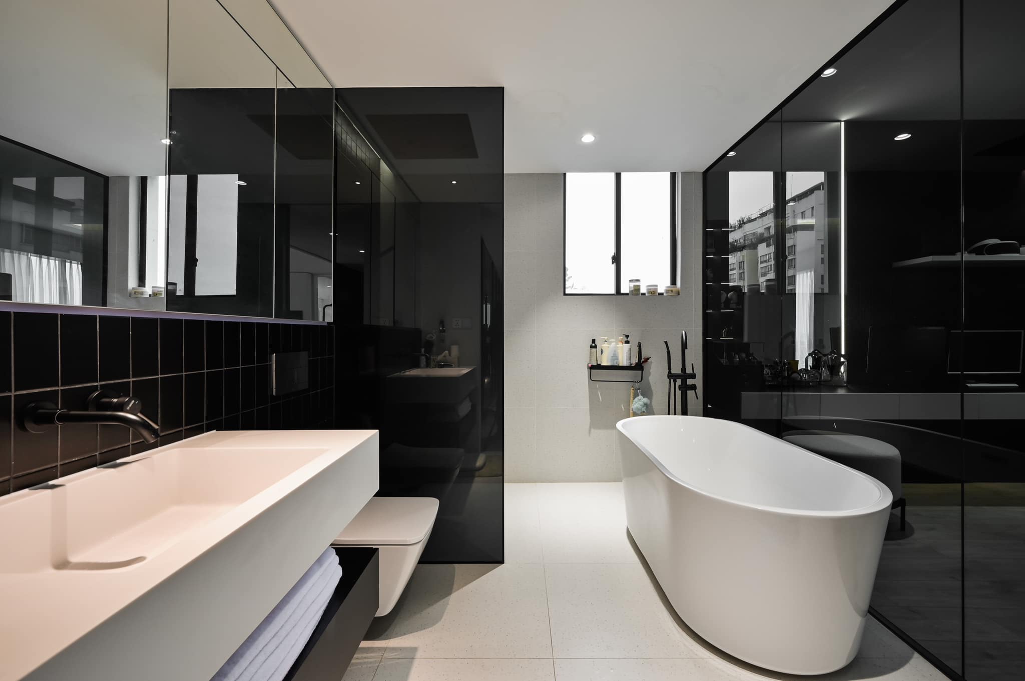 Penthouse rộng 500m2 theo phong cách tối giản - Ảnh 9.