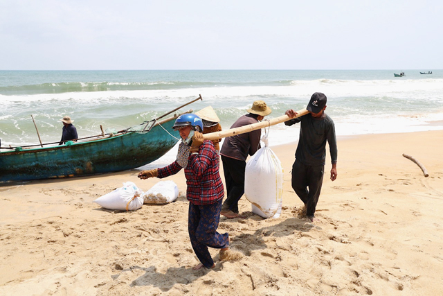 Quảng Ngãi: Ốc ruốc “lộc biển” mang thu nhập nhiều triệu đồng/ngày cho ngư dân biển ngang Đức Minh - Ảnh 12.