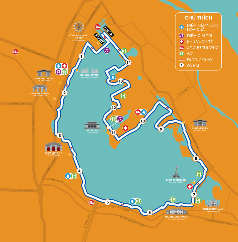 Hơn 10.000 người sẽ tham gia giải chạy Tay Ho Half Marathon 2024 - Ảnh 5.