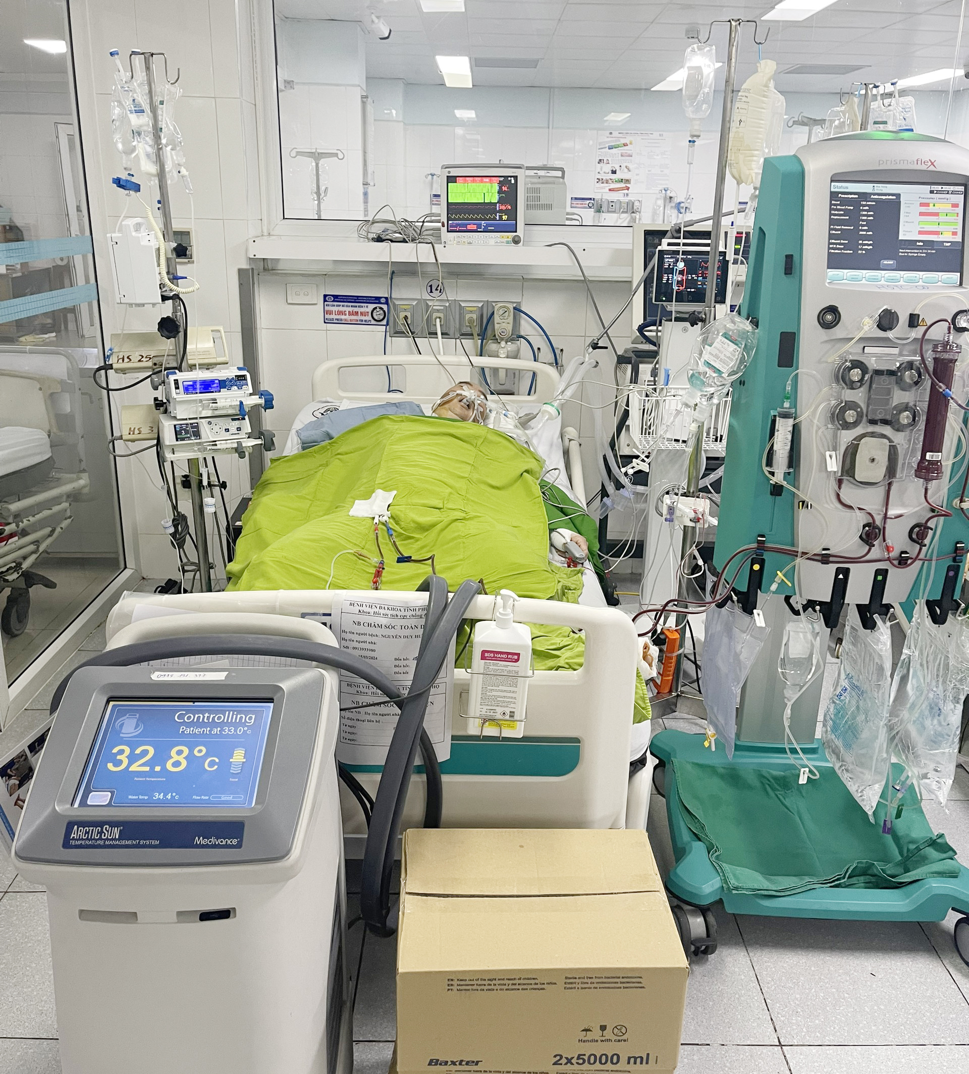 Câu cá dưới đường dây cao thế, 1 nam giới bị điện giật nguy kịch- Ảnh 1.