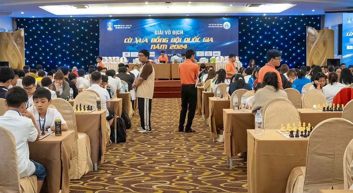 408 kỳ thủ góp mặt ở Giải vô địch Cờ vua đồng đội quốc gia 2024 - Ảnh 1.