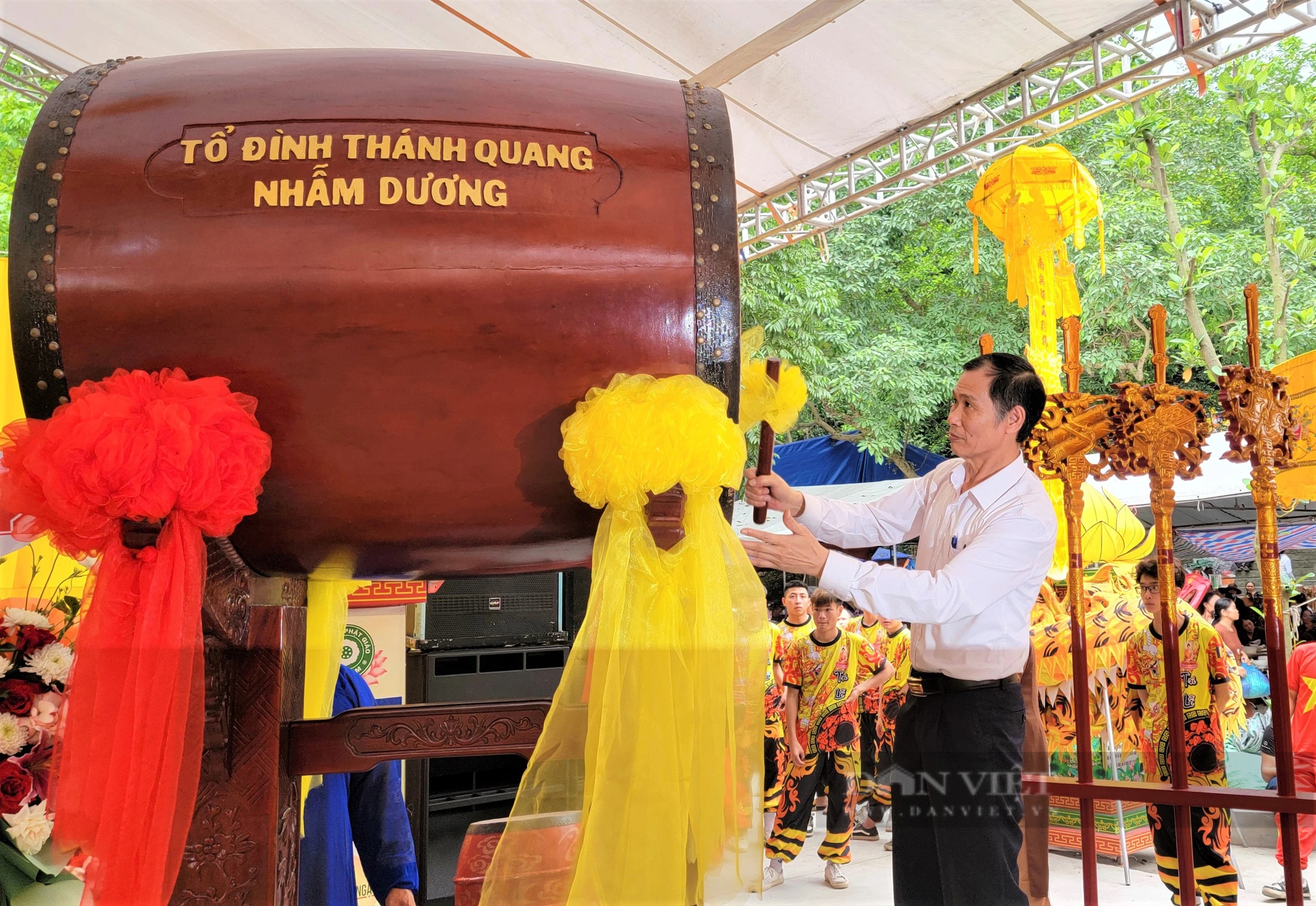 Chùa Nhẫm Dương nơi có dấu tích người cổ xưa 3,5 vạn năm tổ chức lễ tưởng niệm Tổ sư Thiền phái Tào Động - Ảnh 5.