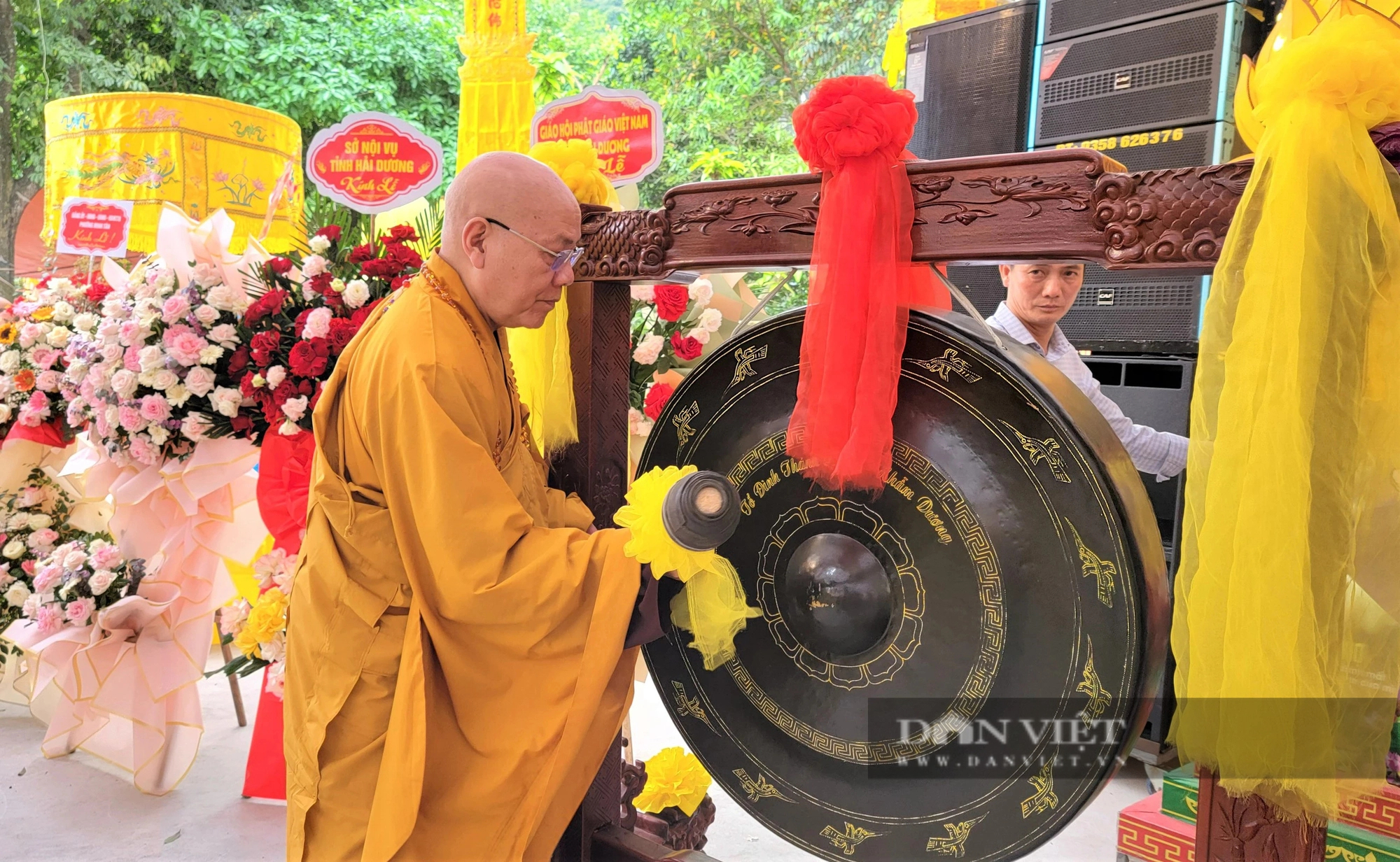 Chùa Nhẫm Dương nơi có dấu tích người cổ xưa 3,5 vạn năm tổ chức lễ tưởng niệm Tổ sư Thiền phái Tào Động - Ảnh 4.