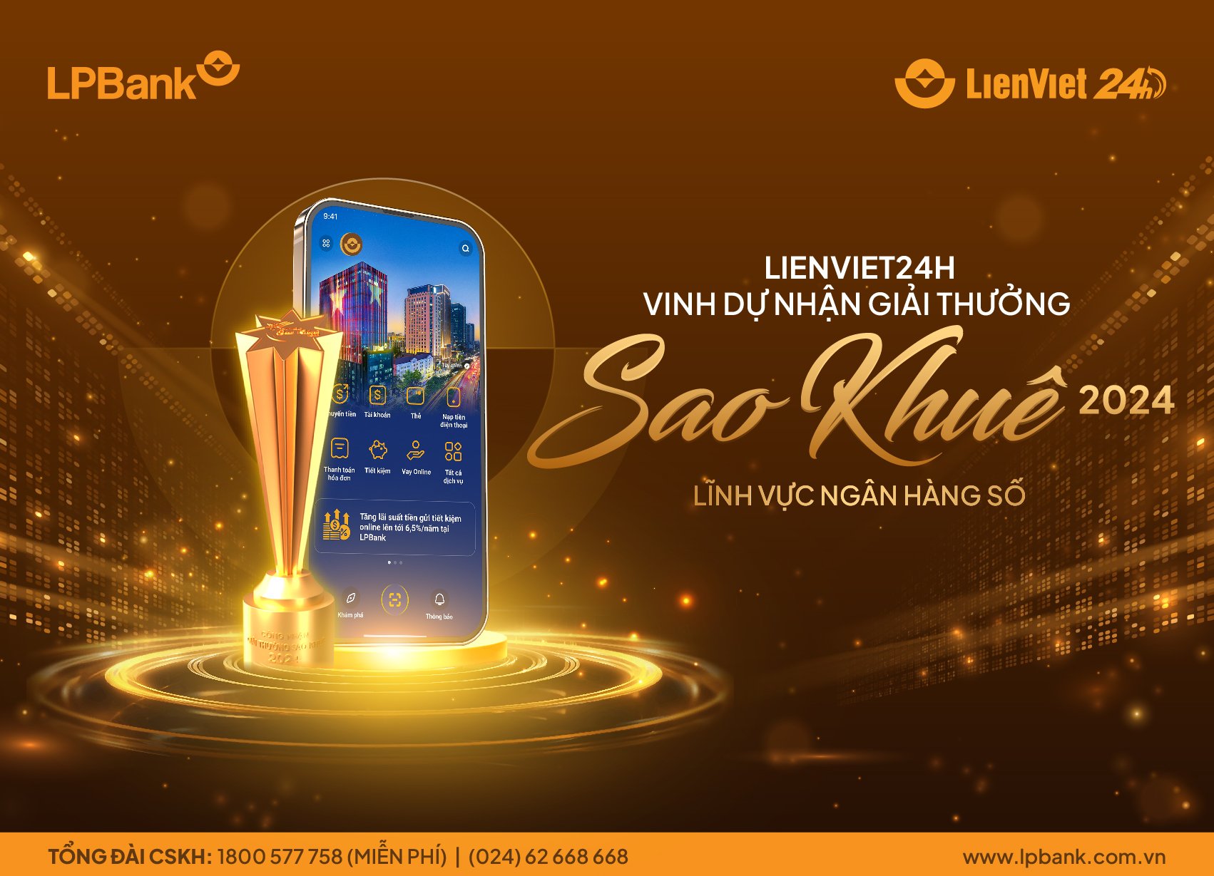 LPBank tiếp tục ghi danh tại giải thưởng Sao Khuê 2024- Ảnh 2.