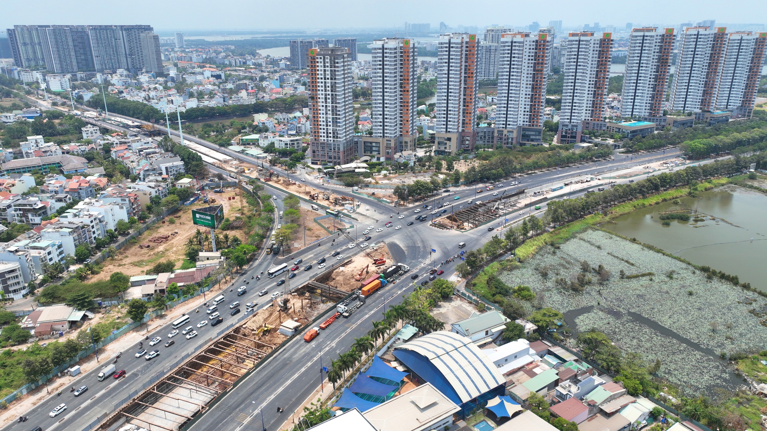 Diện mạo 2 hạng mục của dự án nút giao 