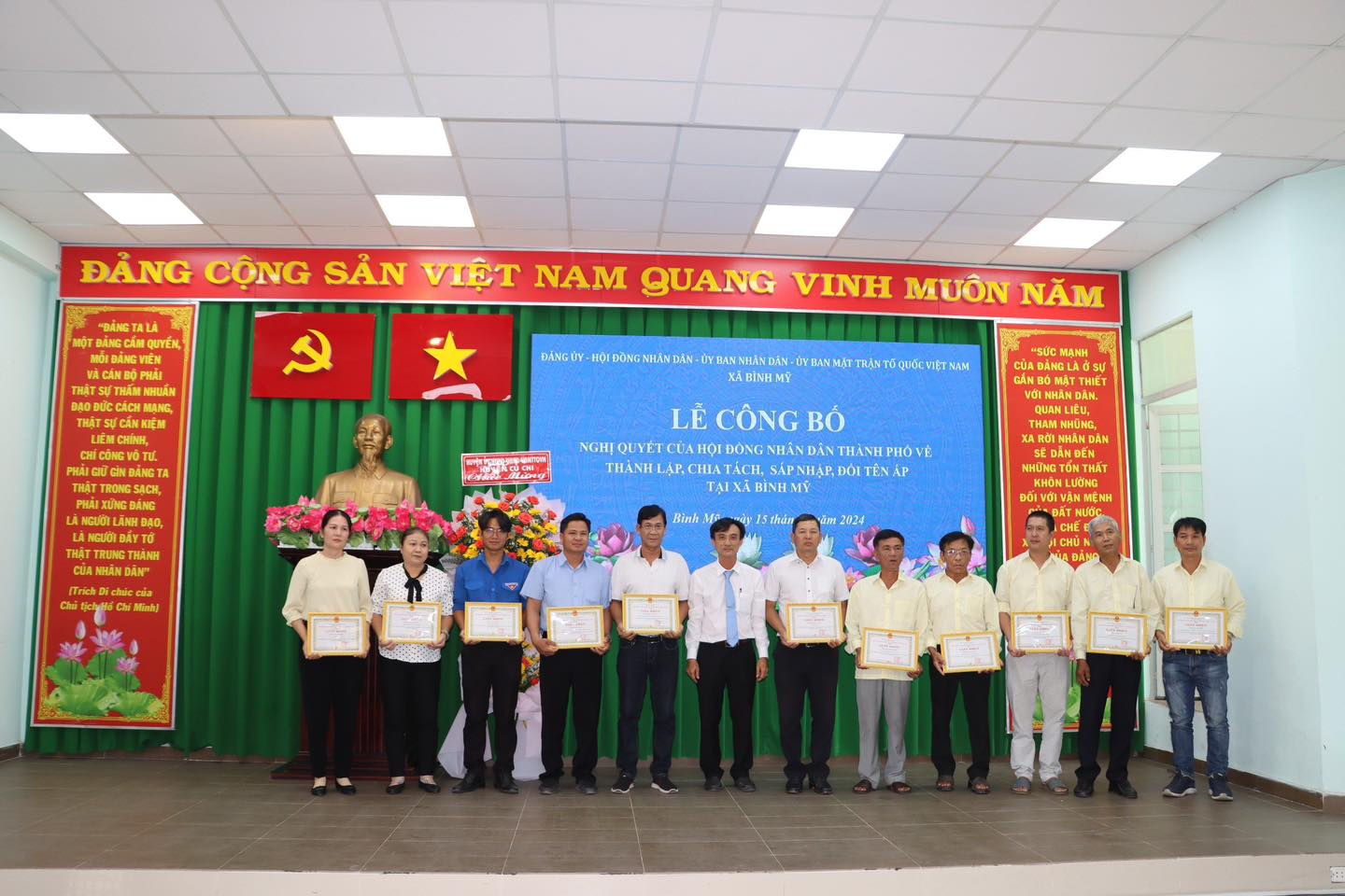 Huyện nông thôn mới của TP.HCM thực hiện tốt chia tách, sáp nhập ấp- Ảnh 1.
