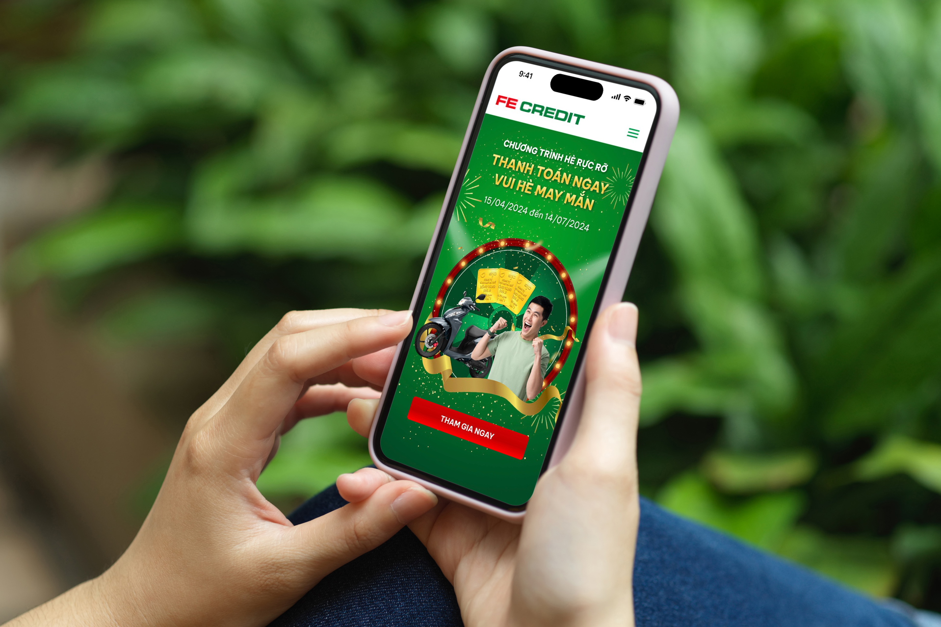 Chào hè rực rỡ cùng FE CREDIT: Cơ hội trúng xe máy, vàng SJC và hàng trăm voucher giá trị- Ảnh 2.