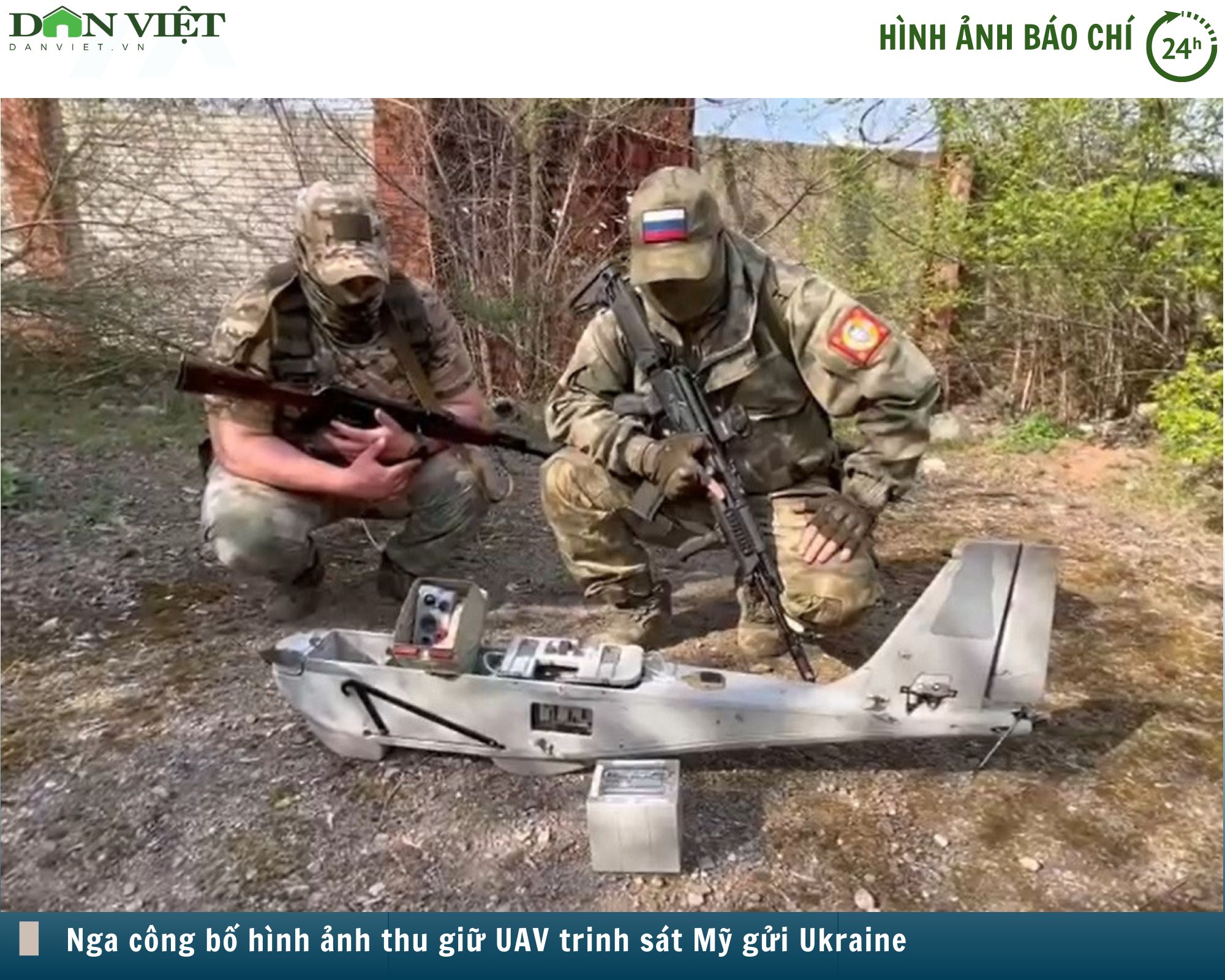 Hình ảnh báo chí 24h: Lính Nga thu giữ máy bay không người lái trinh sát của Mỹ gửi Ukraine- Ảnh 1.